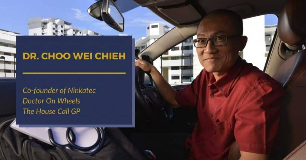 Dr Choo Wei Chieh, Ninkatec co-founder, Doctor on wheels at The Housecall GP